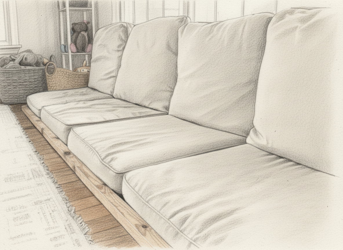 Easy DIY Montessori Baby Couch: Design with a Multi-Purpose Function